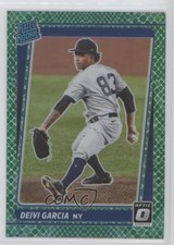 2021 Panini Donruss Optic Rated Rookie Green Dragon Prizm 38/88 Deivi Garcia 7s2