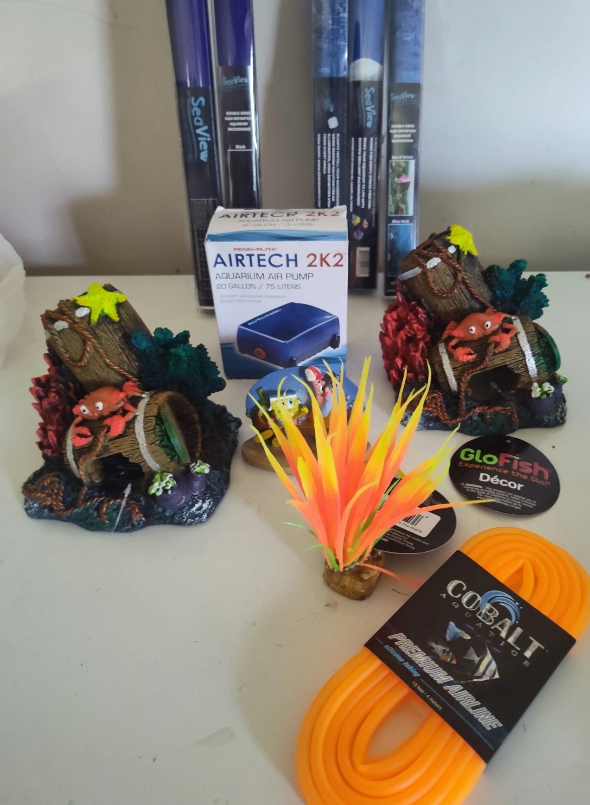 11 Pc Aquarium Accessories For Fish Tank.
Opens in a new window or tab