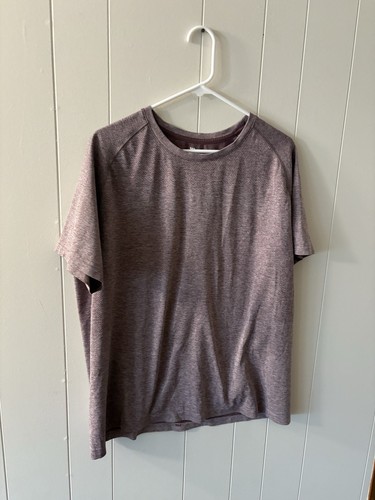 All In Motion XL Activewear Top Heather Maroon Kurzarm R2 - Bild 2 von 7
