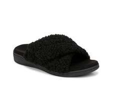  SPECIAL PRICE VIONIC Women's Relax II Slippers, Black Shearling Authentic 