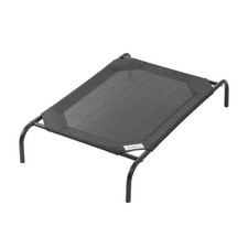 Coolaroo Elevated Dog Bed, Medium Gunmetal Breathable Cooling Raised Bed