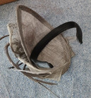 Reproduction 60s Grey Feather Fascinator — photo 4