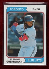 VLADIMIR GUERRERO 2023 HERITAGE SHORT PRINT CARD TORONTO BLUE JAYS