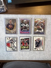 Tom Brady 6 Card Lot- Upper Deck, Leaf, Topps Chrome & Score- Patriots