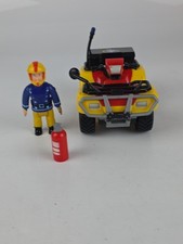Fireman Sam Mercury Quad Bike Toy Set with Sam Action Figure Toy Bundle Cbeebies