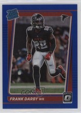 2021 Panini Donruss Optic Rated Rookie Blue Prizm 16/179 Frank Darby #290 ut4