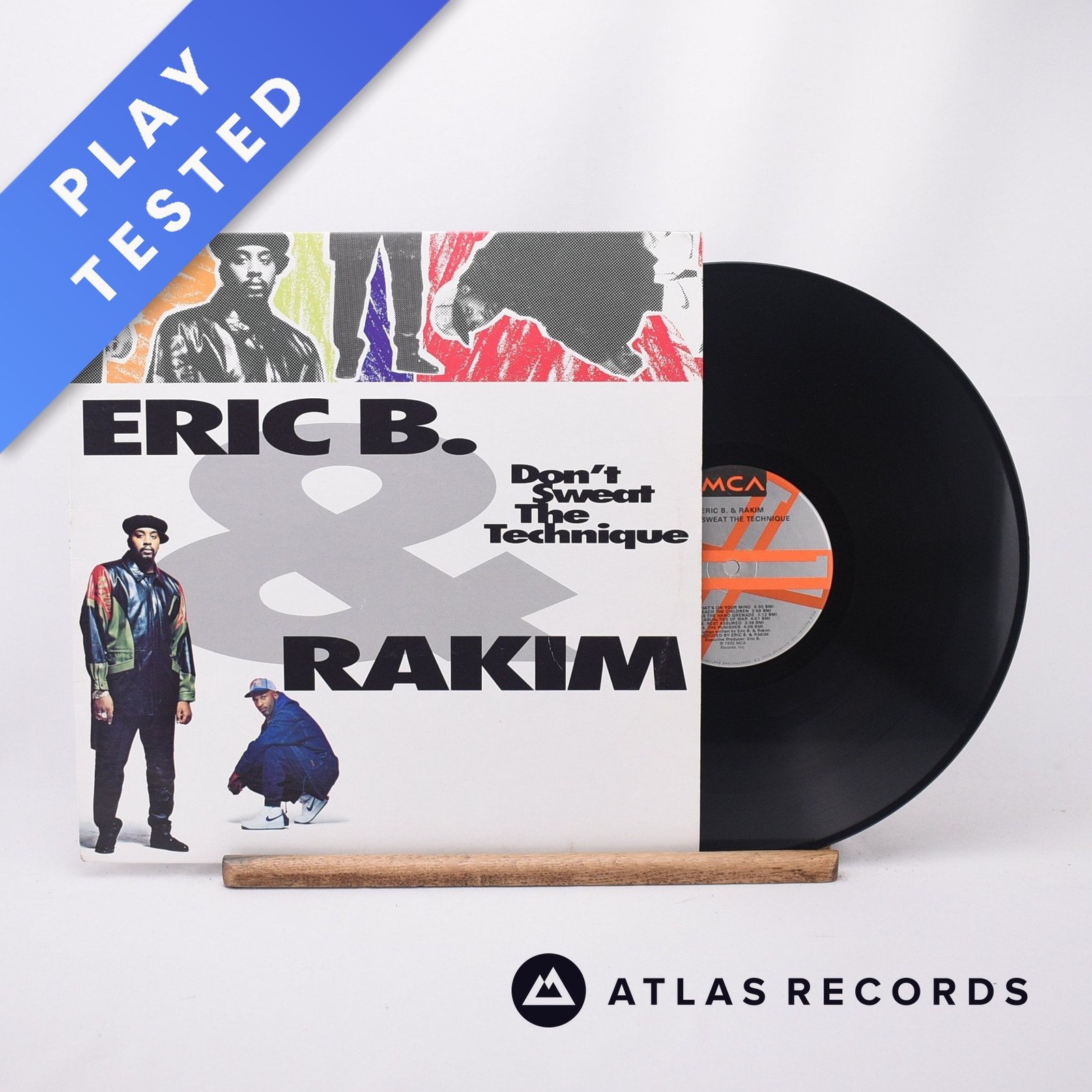 Eric B. & Rakim Don't Sweat The Technique LP Album Vinyl Record - EX/EX