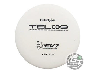 NEW EV-7 OG Soft Telos 173g Lt. Gray Black Stamp Putter Golf Disc