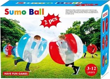 2 PC Sumo Balls for Kids - Fun Outdoor Bumper Bounce Game 36 Inch