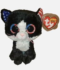 TY BEANIE BOOS FREEDOM THE CAT.6".CRACKER BARREL EXCLUSIVE.2017.MWNMT.NICE GIFT 