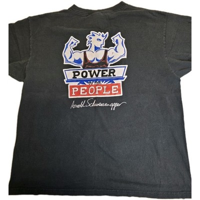 Vtg 90s Planet Hollywood Arnold Schwarzenegger Celebrity Edition Tee XL