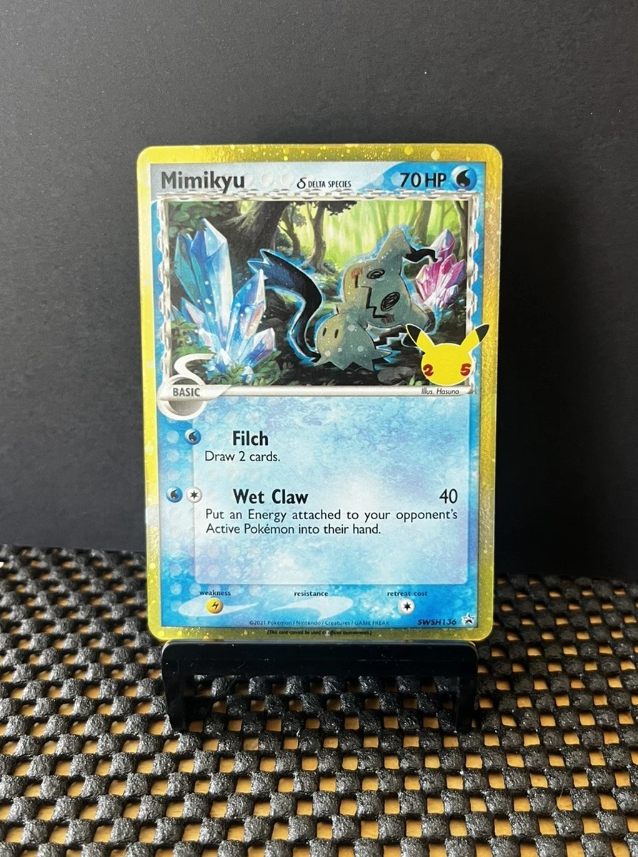 PSA10】ミミッキュ 2021 136 デルタ種 海外 英語 25th PSA10