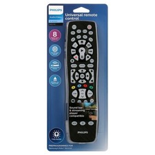 Philips Backlit 8-Device Universal Remote Control, Brushed Graphite, SRP8121G/27
