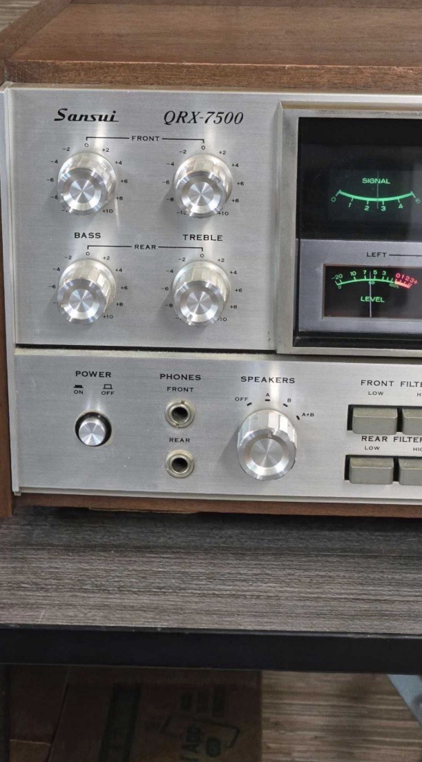 チューナー Sansui QRX-7500 4-Channel Receiver Tested And Working Vintage All