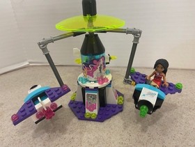 LEGO  Friends: 41128-Amusement Park Space Ride - Complete w/2 xtra minifig
