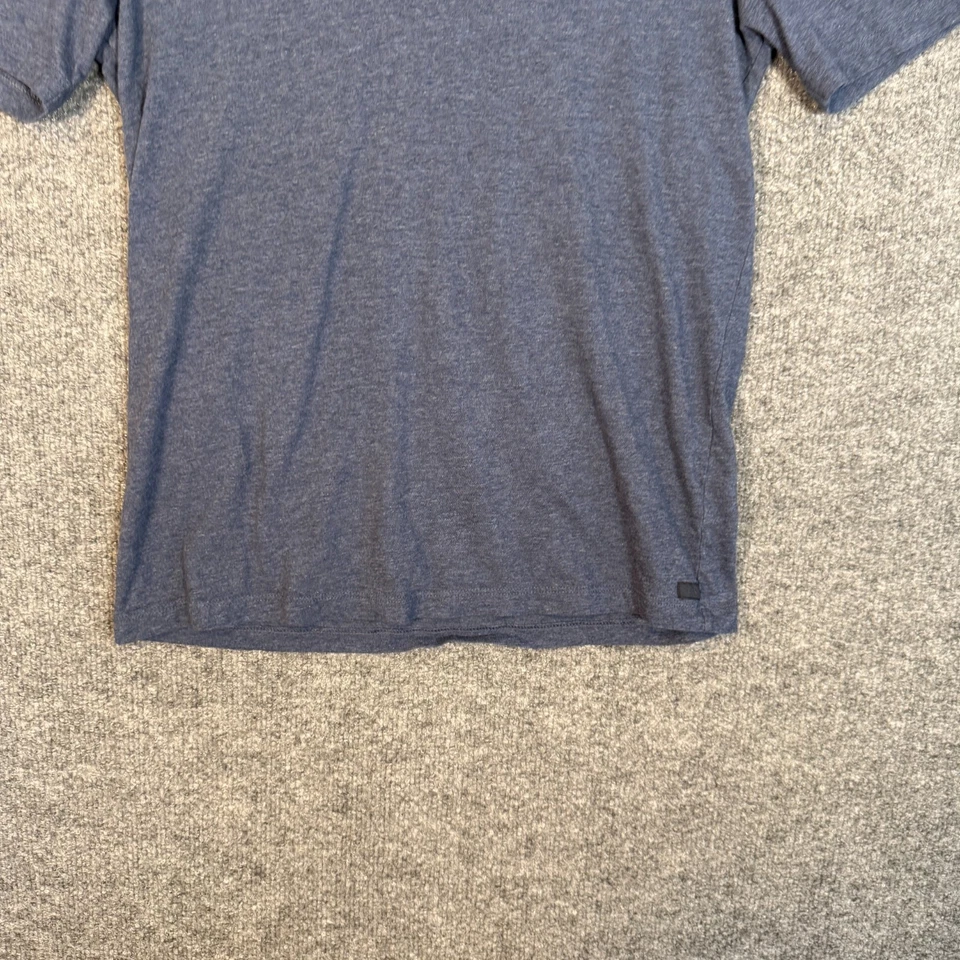 Armani Exchange Shirt Mens XS Blue Vneck Tshirt Pima Cotton Casual Stretch - Image 2 of 4