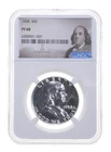 PF68 1958 Proof Franklin Half Dollar NGC Graded White Coin Spot Free PR68 *6329