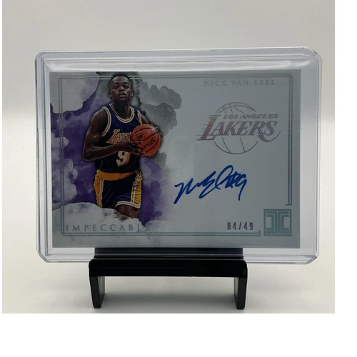 2025 Panini Nick Van Exel Base Autographs - Silver (Raw)