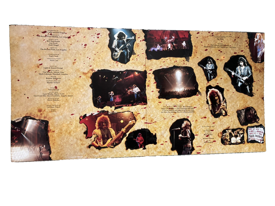 BLACK SABATH - LIVE EVIL Double Vinyl LP Original 1983 Vertigo SAB 10 ...