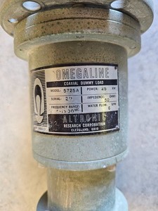 Altronic Research - 25 KW - OMEGALINE Coaxial Dummy Load - Water Cooled