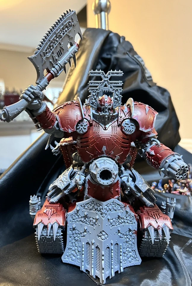 Games Workshop Warhammer 40k Khorne Señor de las Calaveras Única Miniatura Parte Pintada Foto 3 de 4