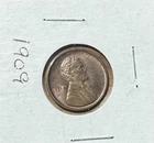 1909 Lincoln Wheat Cent Penny  AU No Reserve