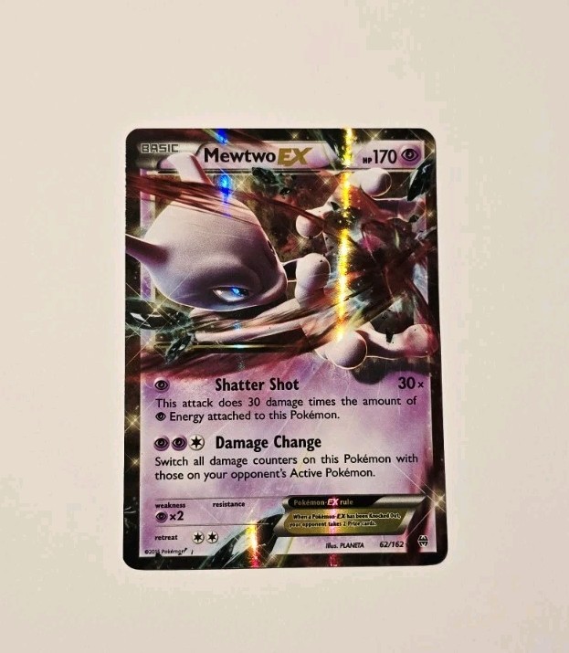 Pokemon Mewtwo EX 62/162 Breakthrough Holo LP