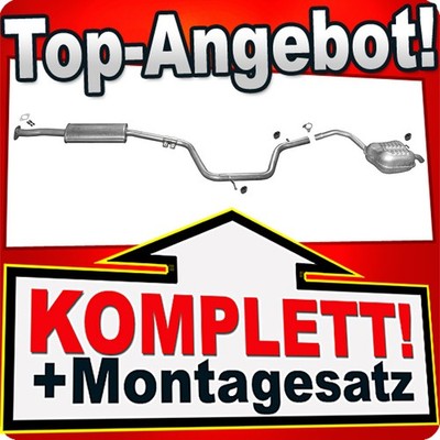 Auspuff für FORD GALAXY II MONDEO IV S-MAX 1.6 EcoBoost 2010-2015 Auspuffanlage