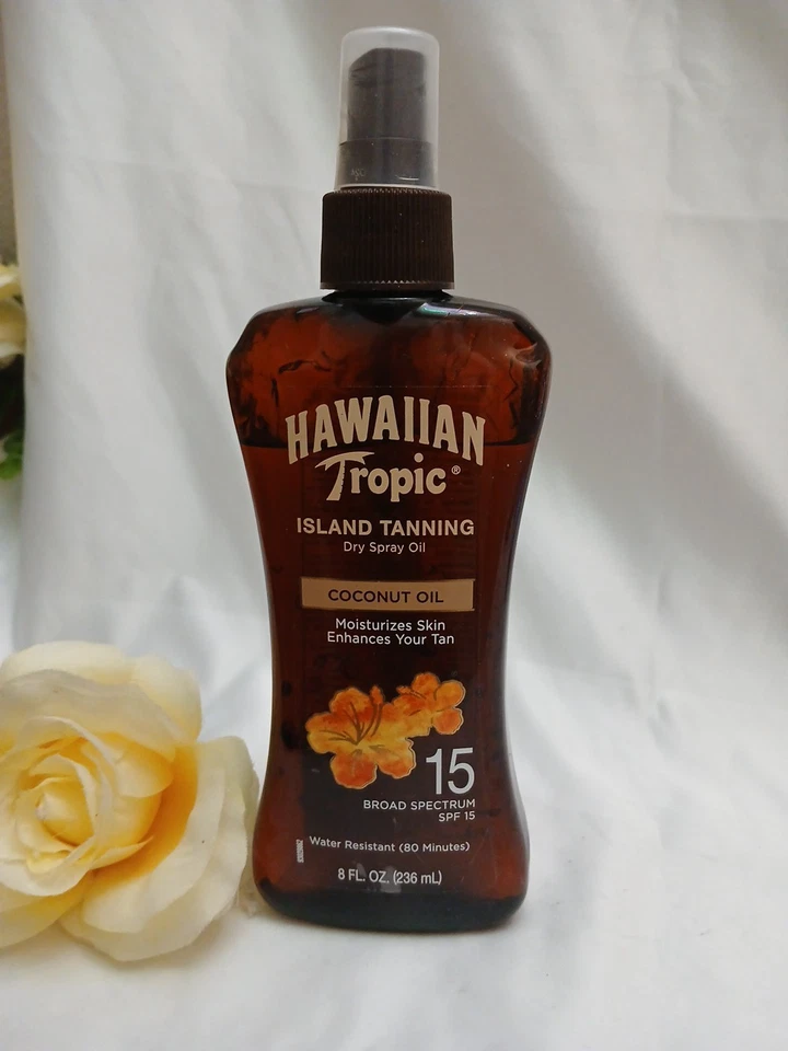Aceite en aerosol seco bronceador Hawaiian Tropic Island 8 fl oz Foto 2 de 4