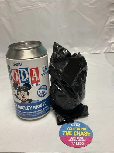 Funko Soda Beach Mickey Mouse Neon Chase 1/1600 free shipping