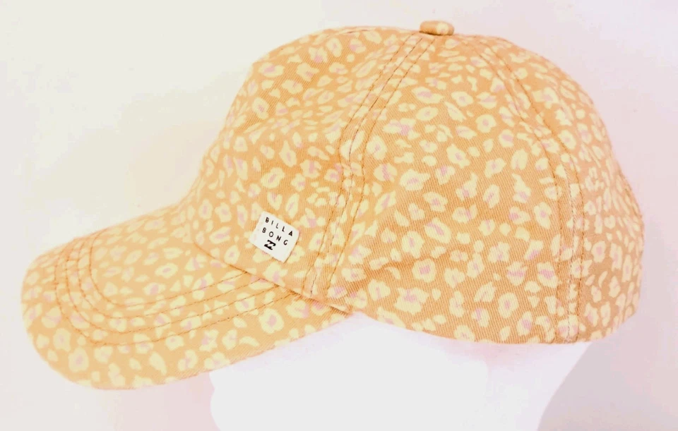 Billabong Beach Club Women's Hat Sunset Yellow Adjustable Floral Preppy Beach OS - Image 2 of 4