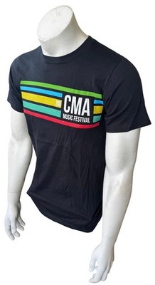 Anvil Men's CMA Music Festival 2013 Black Short Sleeve Shirt Size Small