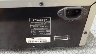 Pioneer PD-30 SACD CD Player DSD USB Hi-Res Audio Audiophile Japan