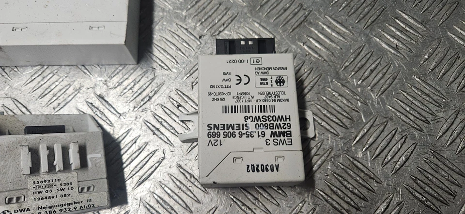 BMW 320I E46 2002 2.2 gasolina tambor de ignição chave transponder motor kit ecu - Imagem 2 de 4