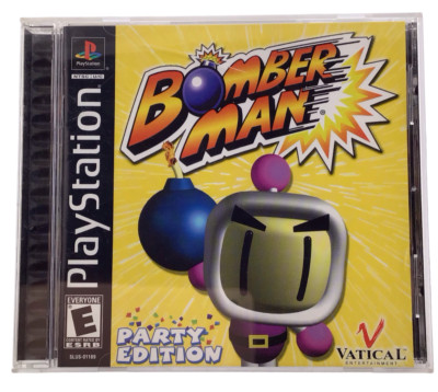 Bomberman Party Edition Sony PlayStation PS1 CIB + REG Tested MINT Condition