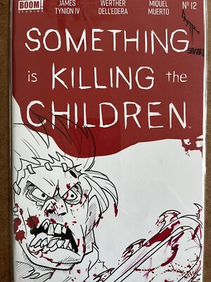 Something is Killing the Children #12 Blank- BOOM! Studios - Leather face Sketch