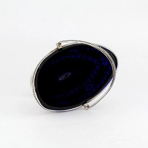 Antique Georgian Solid Sterling Silver Sugar Bowl / Basket. Neoclassical, 1783. - Imagen 6 de 13