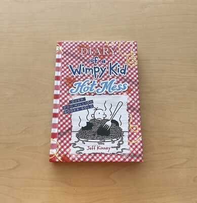 Signed Hardcover Of Diary Of A Wimpy Kid Hot Mess ￼