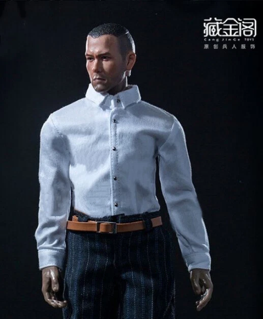 1/6 男士兵 TBL 长袖高套装衬衫适合 12 英寸可动人偶 — 第 2/4 张图片