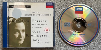Mahler - Brahms - Kindertotenlieder etc.- Ferrier - London CD 425 995-2