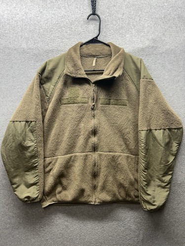 OCP Coyote Brown Gen III Cold Weather Jacket Fleece Size Medium Polartec ECWCS