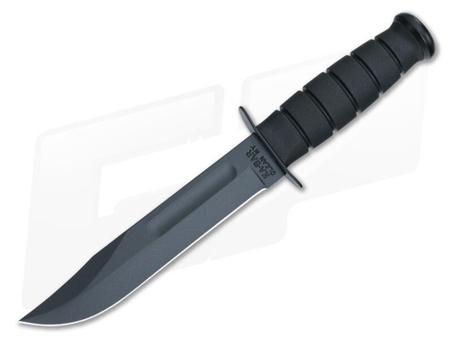 KA1211 Ka-Bar Fighting Knife 1095 Black Plain Carbon Blade ABS G Handle Made USA - Bild 4 von 8