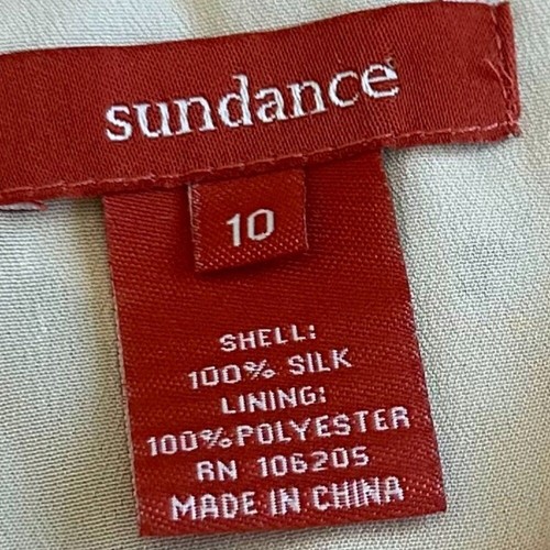 Sundance Floral Print Sleeveless Dress 100% Silk Flowy Flattering Size 10 Womens - Picture 10 of 10