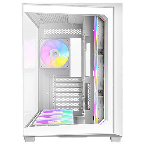 Antec C5 ARGB WHITE Tempered Glass Side Panel ATX Mid Tower Case White - Picture 7 of 12