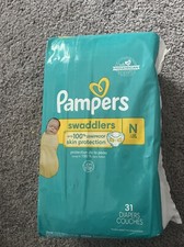 Pampers Swaddlers Diapers Newborn 31 Count