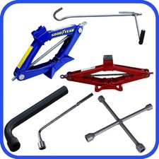 cric sollevatore crick martinetto pantografo per auto con la chiave svitabulloni