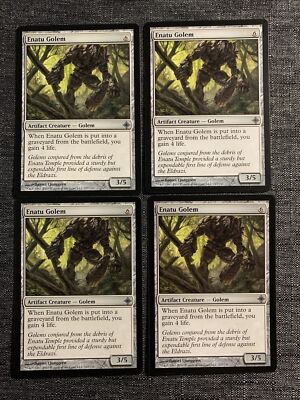 4x Enatu Golem | NM | Rise of the Eldrazi | Magic The Gathering MTG