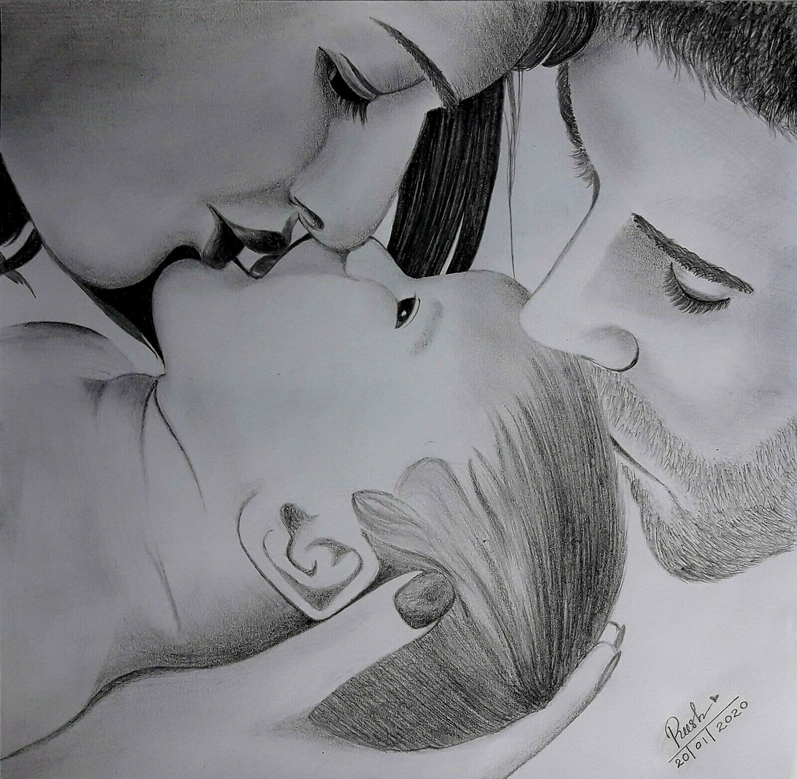 My Baby Sketch  11 Scale Birth Poster  Original Art