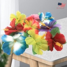 US 36Pcs Mixed Color Artificial Hibiscus Flowers Tabletop Decoration Home Deco