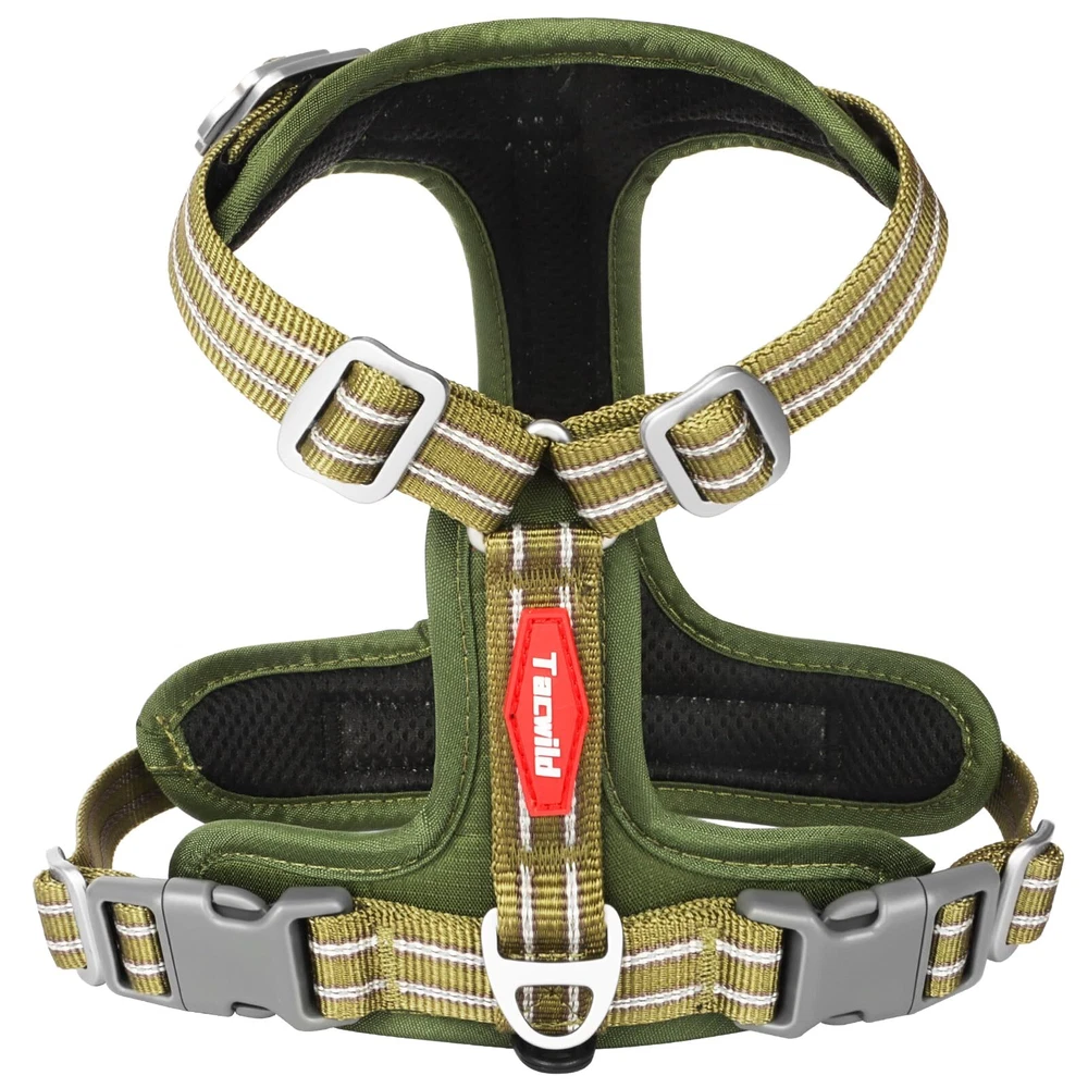 Dog Harness - Adjustable & Reflective Soft Padding Ergonomic Multi-Point Fit ...